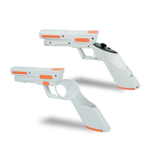 LOKYOYO Waffenaufsatz für Meta, Quest 3S/3 Zubehör, VR Stock Handle Controller Griffe, Abdeckung, Pistolengehäuse, verbessertes FPS-VR-Spielerlebnis für VR-Schießspiele (1 Paar) (weiß) von Lokyoyo