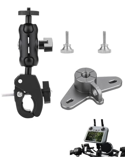 Lokyoyo Fahrradhalter-Adapter-Set für DJI RC 2 / RC Controller, für DJI Mini 4 Pro/Mini 3 Pro/Air 3S/Air 3/Mavic 3 Pro Smart Remote Controller 360° Dual Ball Head Motorrad Lenkerhalterung Klemme Lokyoyo Fahrradhalter-Adapter-Set für DJI RC 2 / RC Controller, für DJI Mini 4 Pro/Mini 3 Pro/Air 3S/Air 3/Mavic 3 Pro Smart Remote Controller 360° Dual Ball Head Motorrad Lenkerhalterung Klemme von Lokyoyo
