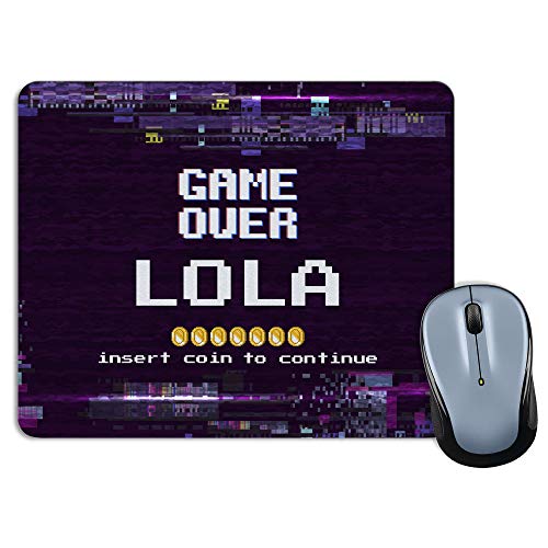 Mausepad Fortnite. Personalisiertes Mauspad. Custom Mousepad. Unterseite aus rutschfestem Gummi. Personalisierte Geschenke. 18x22cm. Gamer Diverse Modelle. Game Over von LolaPix