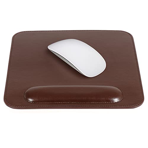 Londo Leder Mauspad mit Handgelenkauflage – rutschfeste Unterseite, Glatte Oberfläche, Ergonomisches Design Londo Leder Mauspad mit Handgelenkauflage – rutschfeste Unterseite, Glatte Oberfläche, Ergonomisches Design von Londo