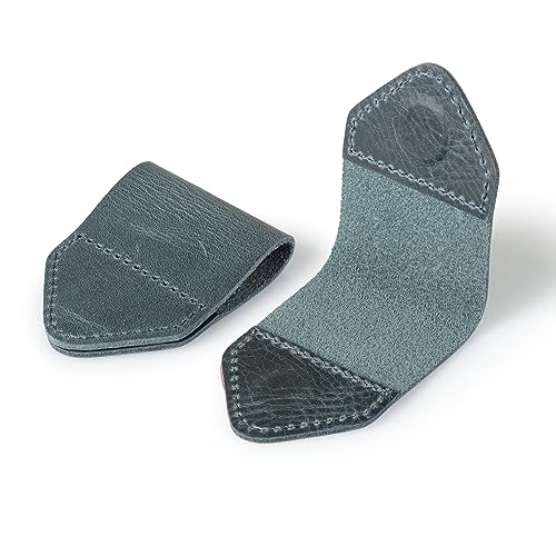 Londo handgefertigtes dreieckiges Lesezeichen aus echtem Leder (2er-Set) von Londo