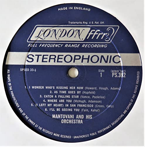 The Incomparable Mantovani - Mantovani And His Orchestra LP The Incomparable Mantovani - Mantovani And His Orchestra LP von London Records