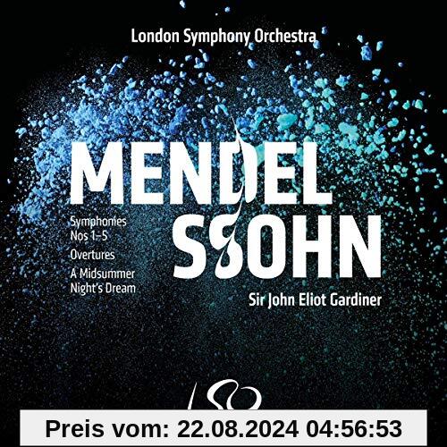 Sinfonien Nr. 1-5 & Overtures, Ein Sommernachtstraum (4 SACD + 1 Audio-BR) von London Symphony Orchestra