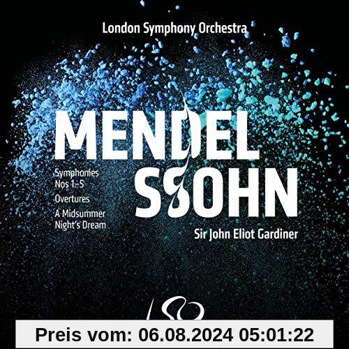 Sinfonien Nr. 1-5 & Overtures, Ein Sommernachtstraum (4 SACD + 1 Audio-BR) von London Symphony Orchestra