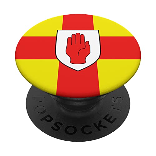 Flagge von Ulster – The Ulster Red Hand Flagge PopSockets mit austauschbarem PopGrip von LoneStarDesigns