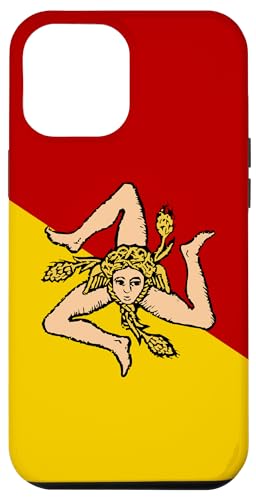 Hülle für iPhone 13 Pro Max Sizilianische Flagge von Sizilien mit abgenutzten Kanten Hülle für iPhone 13 Pro Max Sizilianische Flagge von Sizilien mit abgenutzten Kanten von LoneStarDesigns
