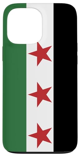 LoneStarDesigns Hülle für iPhone 13 Pro Max - Syrien Unabhängigkeitsflagge - Robuster Schutz - Transparent - Matt LoneStarDesigns Hülle für iPhone 13 Pro Max - Syrien Unabhängigkeitsflagge - Robuster Schutz - Transparent - Matt von LoneStarDesigns