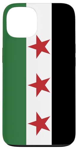 LoneStarDesigns Hülle für iPhone 13 Syrien Unabhängigkeitsflagge Syriens, Standard Case, Polycarbonat und TPU, Robuster Schutz LoneStarDesigns Hülle für iPhone 13 Syrien Unabhängigkeitsflagge Syriens, Standard Case, Polycarbonat und TPU, Robuster Schutz von LoneStarDesigns