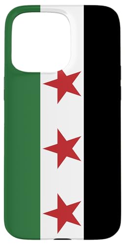 LoneStarDesigns Hülle für iPhone 15 Pro Max Syrische Unabhängigkeitsflagge Syriens LoneStarDesigns Hülle für iPhone 15 Pro Max Syrische Unabhängigkeitsflagge Syriens von LoneStarDesigns