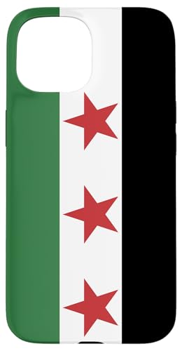 LoneStarDesigns Hülle für iPhone 15 Syrien Unabhängigkeitsflagge Syriens, Polycarbonat, TPU, Stoßdämpfend, Standard Case LoneStarDesigns Hülle für iPhone 15 Syrien Unabhängigkeitsflagge Syriens, Polycarbonat, TPU, Stoßdämpfend, Standard Case von LoneStarDesigns