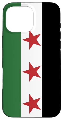 LoneStarDesigns Hülle für iPhone 16 Pro Max - Syrien Unabhängigkeitsflagge - Robuster Schutz - Transparent - Matt LoneStarDesigns Hülle für iPhone 16 Pro Max - Syrien Unabhängigkeitsflagge - Robuster Schutz - Transparent - Matt von LoneStarDesigns