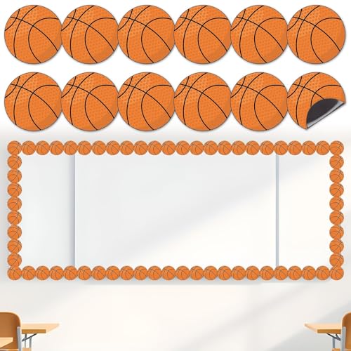 Magnetische Pinnwand-Bordüre mit Basketball-Thema, 30 Stück, für Klassenzimmer, vorgeschnittene Streifen, wiederverwendbar, Sport, magnetische Pinnwand-Dekorationen für Klassenzimmer, Büro und Magnetische Pinnwand-Bordüre mit Basketball-Thema, 30 Stück, für Klassenzimmer, vorgeschnittene Streifen, wiederverwendbar, Sport, magnetische Pinnwand-Dekorationen für Klassenzimmer, Büro und von Lonfliness