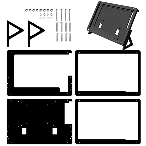 Longruner 7 Inch Display Monitor Touch Screen Case for Raspberry Pi 3 2 Model B and RPi 1 B + A BB Schwarz PC Verschiedene Systeme LSC7B-1 von Longruner