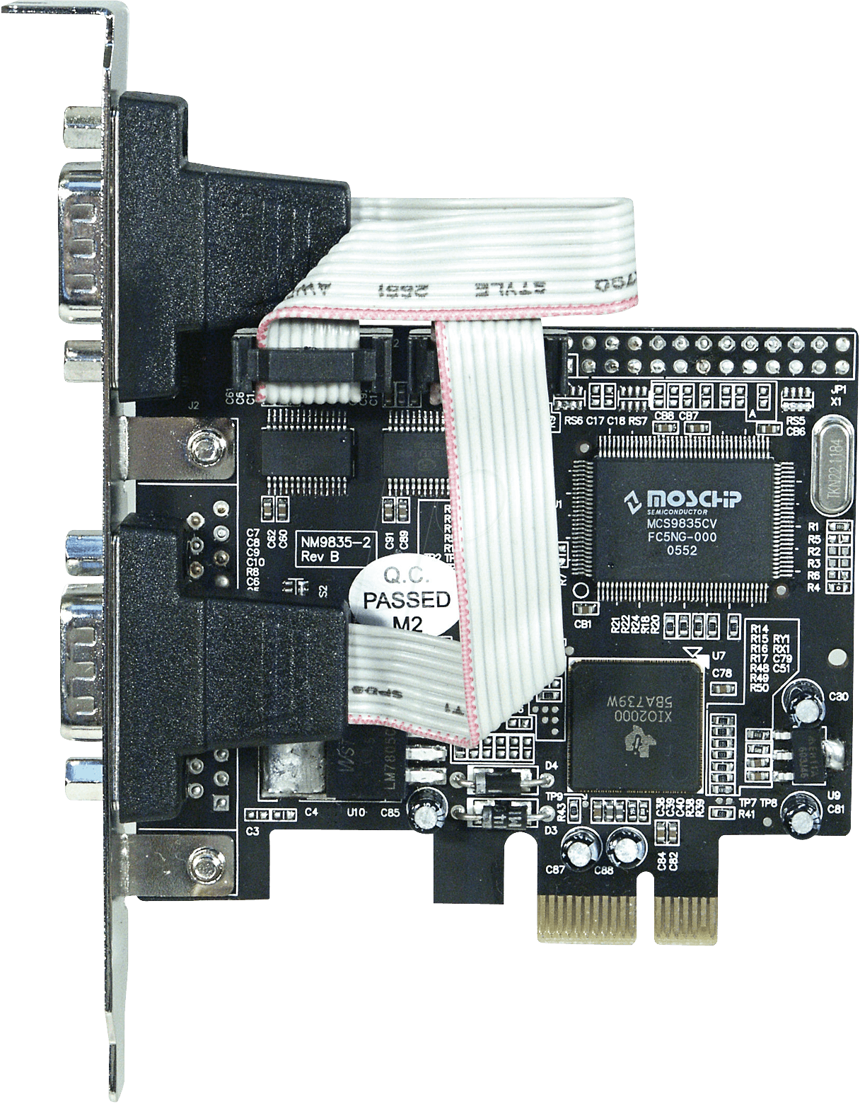 LCS-6321 - 2 Port, seriell, PCIe Karte von Longshine