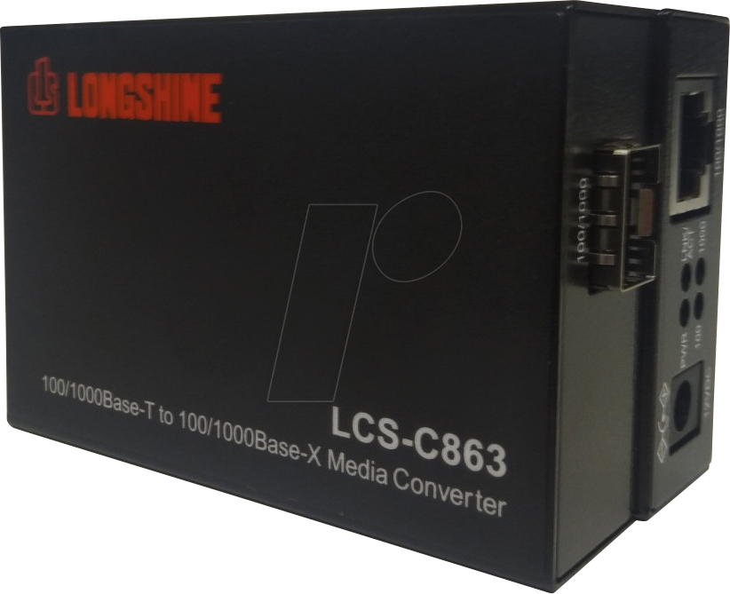 LCS-C863 - Medienkonverter, Gigabit Ethernet, SFP von Longshine