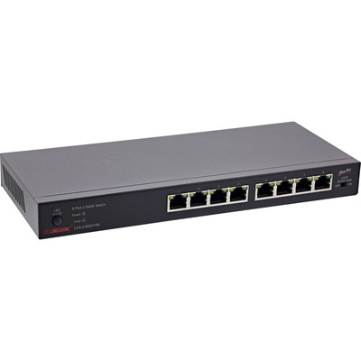 Longshine LCS-2.5GS7108, 2,5 Gb/s Switch, 8-Port, Metall von Longshine