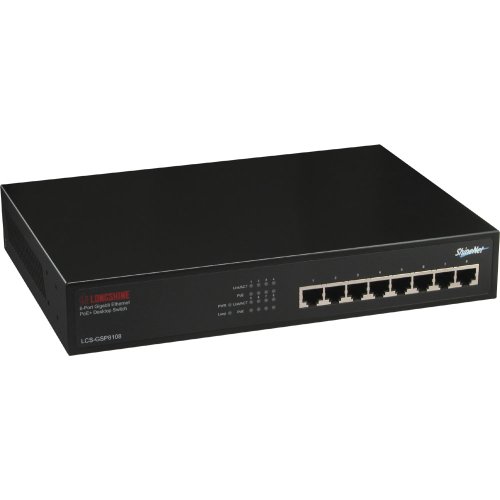 Longshine LCS-GSP8108 Switch (48,3 cm, 8X GE, 8X PoE+) von Longshine