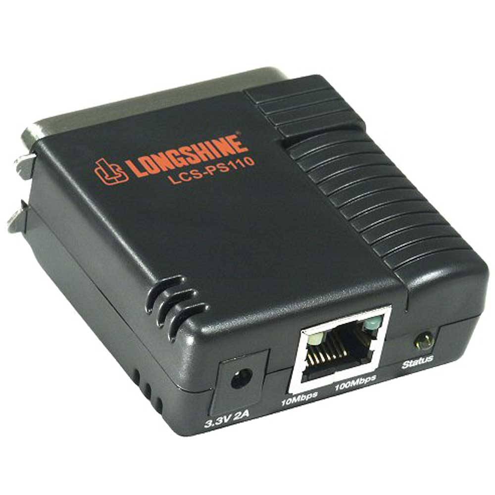 Longshine Printserver 10/100 1x Parallel small/WEB Managem. Longshine Printserver 10/100 1x Parallel small/WEB Managem. von Longshine