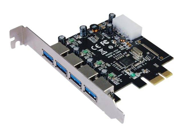Longshine USB 3.0 Card PCIe 4*extern retail Longshine USB 3.0 Card PCIe 4*extern retail von Longshine