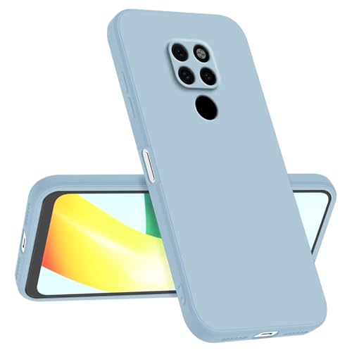 Longstong Handyhülle Kompatibel mit Huawei Mate20 (6.53"), Stoßfest Personalisiert Schlank Minimalistisches Design - Rauchblau von Longstong