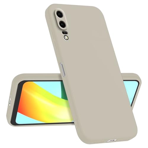 Longstong Handyhülle Kompatibel mit Huawei P20 (5.8"), Stoßfest Personalisiert Schlank Minimalistisches Design - Altweiß von Longstong