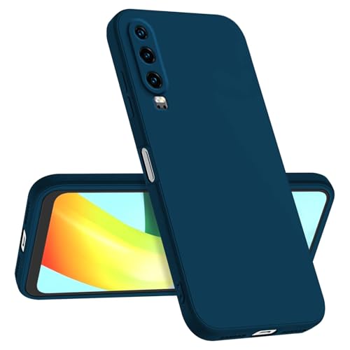Longstong Handyhülle Kompatibel mit Huawei P30 (6.1"), Stoßfest Personalisiert Schlank Minimalistisches Design - Saphirblau von Longstong