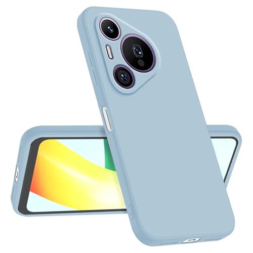 Longstong Handyhülle Kompatibel mit Huawei Pura 70 / Huawei P70 (6.6"), Stoßfest Personalisiert Schlank Minimalistisches Design - Rauchblau von Longstong