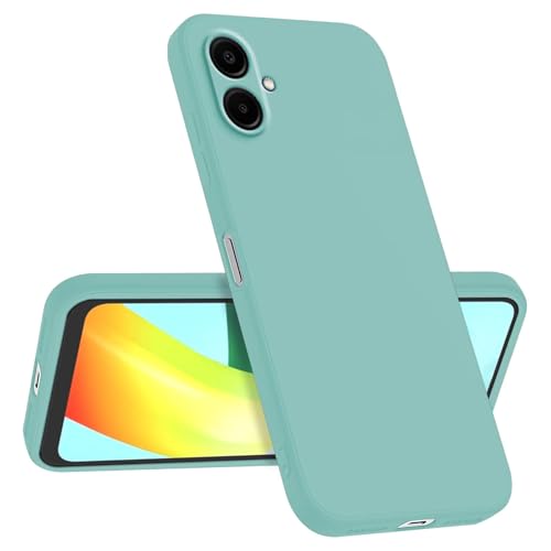 Longstong Handyhülle Kompatibel mit Samsung Galaxy A06 (6.7"), Stoßfest Personalisiert Schlank Minimalistisches Design - Helles Cyan von Longstong