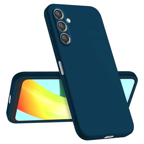 Longstong Handyhülle Kompatibel mit Samsung Galaxy A55 5G (6.5"), Stoßfest Personalisiert Schlank Minimalistisches Design - Saphirblau von Longstong