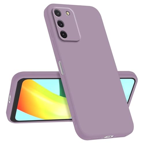 Longstong Handyhülle Kompatibel mit Samsung Galaxy S10 Lite/Galaxy A91 (6.7"), Stoßfest Personalisiert Schlank Minimalistisches Design - Gras lila von Longstong