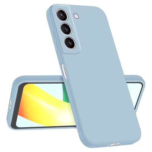 Longstong Handyhülle Kompatibel mit Samsung Galaxy S21 (6.2"), Stoßfest Personalisiert Schlank Minimalistisches Design - Rauchblau von Longstong