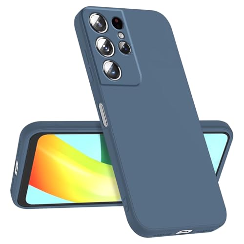 Longstong Handyhülle Kompatibel mit Samsung Galaxy S21 Ultra (6.8"), Stoßfest Personalisiert Schlank Minimalistisches Design - OLavendelgrau von Longstong