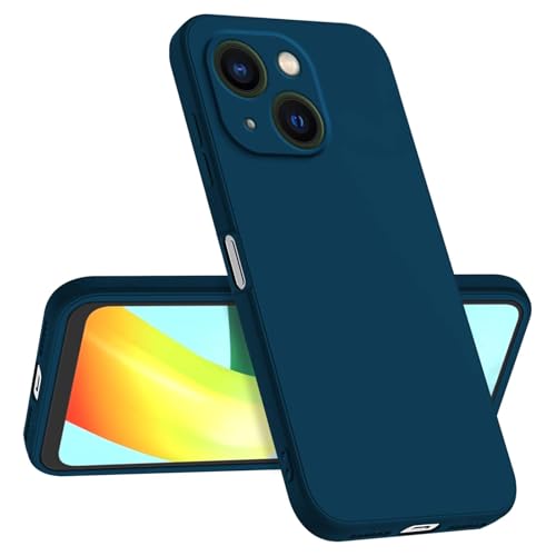Longstong Handyhülle Kompatibel mit iPhone 13 mini (5.4"), Stoßfest Personalisiert Schlank Minimalistisches Design - Saphirblau von Longstong