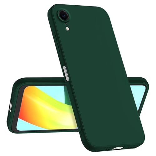 Longstong Handyhülle Kompatibel mit iPhone XR (6.1"), Stoßfest Personalisiert Schlank Minimalistisches Design - Dunkelgrün von Longstong