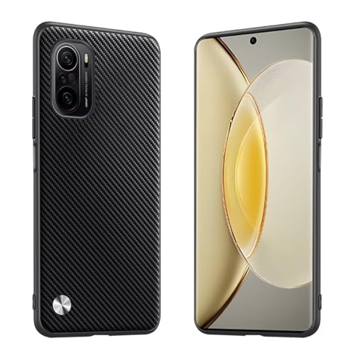 Longstong Handyhülle Passend für Poco F3 / Poco F3 5G / Xiaomi MI 11i (6.67"), Code-Serie Metall-Leder Hülle Schutzhülle - Kevlar von Longstong