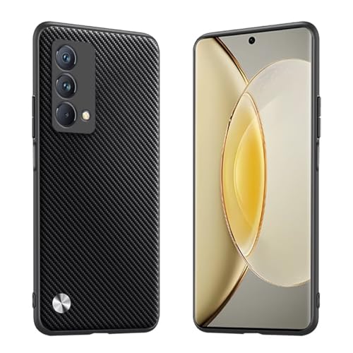 Longstong Handyhülle Passend für Realme GT Master Edition (6.43"), Code-Serie Metall-Leder Hülle Schutzhülle - Kevlar von Longstong