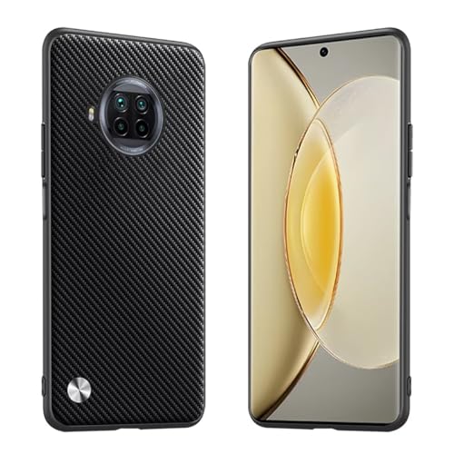 Longstong Handyhülle Passend für Xiaomi MI 10T Lite 5G (6.67"), Code-Serie Metall-Leder Hülle Schutzhülle - Kevlar von Longstong