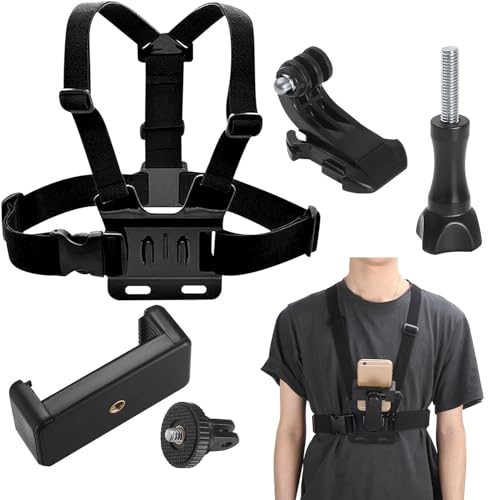Longzhuo Multifunktions Handy Brustgurt Gurt Halter, Brustgurt Halterung Rucksack-Schultergurt-Halterung, Halterung Gurtsystem Chest für Handy geeignet Einstellbarer Brustgurt Halterung für Kamera von Longzhuo Multifunktions Handy Brustgurt Gurt Halter, Brustgurt Halterung Rucksack-Schultergurt-Halterung, Halterung Gurtsystem Chest für Handy geeignet Einstellbarer Brustgurt Halterung für Kamera von von Longzhuo