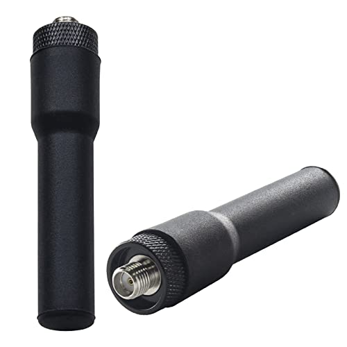 Dual-Band SMA-Female ST20 Funkantenne, Lonlonty Walkie Talkie Antenne VHF/UHF 144MHz/430MHz Mini Gummi Antenne 7cm Dual-Band Walkie Talkie Radio für BAOFENG PUXING WOUXUN UV-5R BF-888S, 2 Stück von Lonlonty