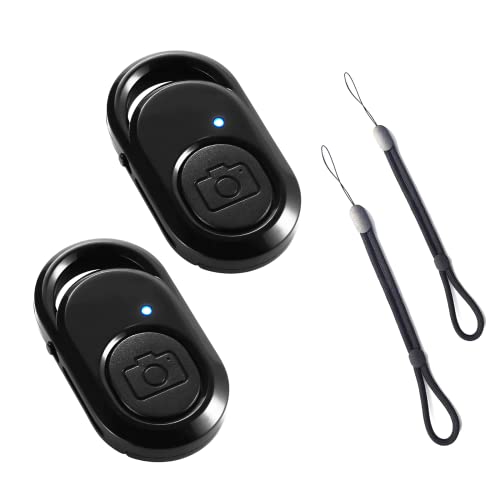 Bluetooth Fernbedienung Bluetooth Remote Control Selfie Remote Control,Kamera Auslöser mit Drahtlose Bluetooth Technologie für OS, Android Smartphone,Handgelenksarmband Einschließlich 2Pcs von Lonnalee
