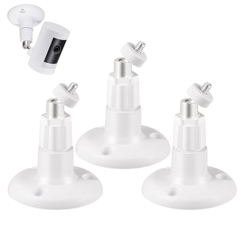 3 Pack Wandhalterung kompatibel mit Ring Stick Up Cam Akku/Plug-in/Kamera Pro Akku/Ring Indoor Cam (1. Gen) von Lonnky