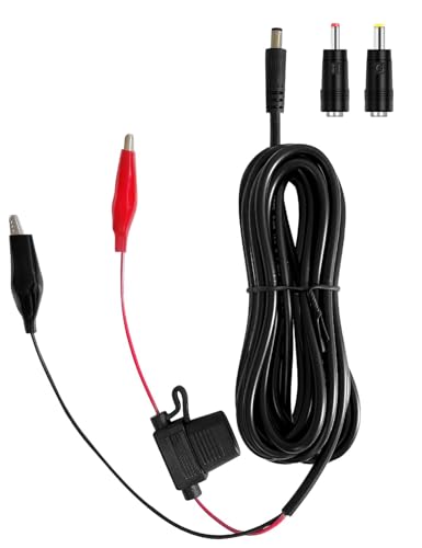 Lonnky 10FT Netzteil Ladekabel Ladegerät für Wildkamera 3M, DC 5.5x2.1mm Adapter für HAZA, WOLFANG, GardePro, KJK, iZEEKER und Wildkameras mit Powerbanks, Solarpanels, mit 5A Sicherung und 2 Adapters Lonnky 10FT Netzteil Ladekabel Ladegerät für Wildkamera 3M, DC 5.5x2.1mm Adapter für HAZA, WOLFANG, GardePro, KJK, iZEEKER und Wildkameras mit Powerbanks, Solarpanels, mit 5A Sicherung und 2 Adapters von Lonnky