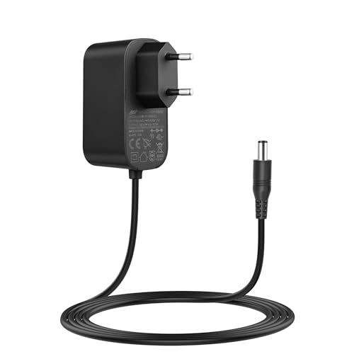 Lonnky 12V 1A Netzadapter mit 3 m Kabel, 2,1 mm x 5,5 mm DC-Stecker für IP-Kameras, CCTV, LED-Streifen, Audio/Video-Geräte, Router von Lonnky