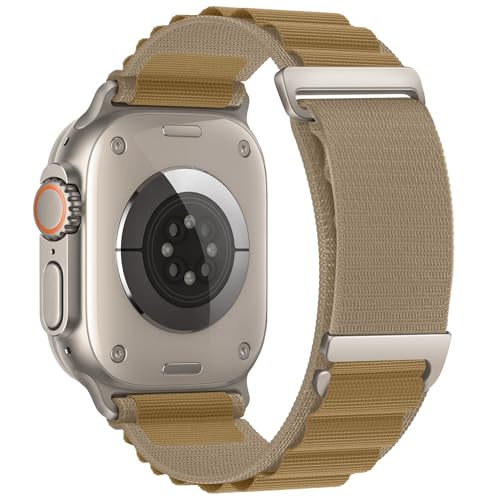 LontL Nylon Loop Kompatibel mit Apple Watch Armband Ultra 2 Ultra 49mm 46mm 45mm 44mm, Nylon Sport Armbänder für iWatch Series 10 9 8 7 6 5 4 3 SE 2 1 Damen Herren LontL Nylon Loop Kompatibel mit Apple Watch Armband Ultra 2 Ultra 49mm 46mm 45mm 44mm, Nylon Sport Armbänder für iWatch Series 10 9 8 7 6 5 4 3 SE 2 1 Damen Herren von LontL