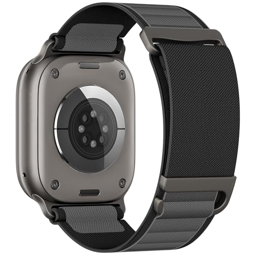 LontL Nylon Loop Kompatibel mit Apple Watch Armband Ultra 2 Ultra 49mm 46mm 45mm 44mm, Nylon Sport Armbänder für iWatch Series 10 9 8 7 6 5 4 3 SE 2 1 Damen Herren LontL Nylon Loop Kompatibel mit Apple Watch Armband Ultra 2 Ultra 49mm 46mm 45mm 44mm, Nylon Sport Armbänder für iWatch Series 10 9 8 7 6 5 4 3 SE 2 1 Damen Herren von LontL
