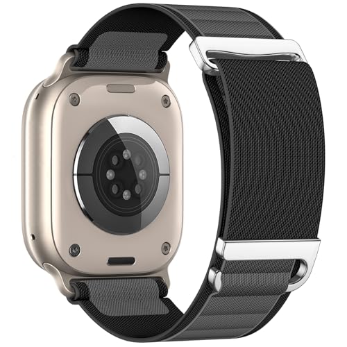 LontL Nylon Loop Kompatibel mit Apple Watch Armband Ultra 2 Ultra 49mm 46mm 45mm 44mm, Nylon Sport Armbänder für iWatch Series 10 9 8 7 6 5 4 3 SE 2 1 Damen Herren LontL Nylon Loop Kompatibel mit Apple Watch Armband Ultra 2 Ultra 49mm 46mm 45mm 44mm, Nylon Sport Armbänder für iWatch Series 10 9 8 7 6 5 4 3 SE 2 1 Damen Herren von LontL