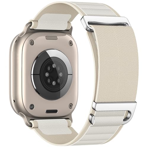 LontL Nylon Loop Kompatibel mit Apple Watch Armband Ultra 2 Ultra 49mm 46mm 45mm 44mm, Nylon Sport Armbänder für iWatch Series 10 9 8 7 6 5 4 3 SE 2 1 Damen Herren LontL Nylon Loop Kompatibel mit Apple Watch Armband Ultra 2 Ultra 49mm 46mm 45mm 44mm, Nylon Sport Armbänder für iWatch Series 10 9 8 7 6 5 4 3 SE 2 1 Damen Herren von LontL