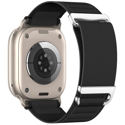 LontL Nylon Loop Kompatibel mit Apple Watch Armband Ultra 2 Ultra 49mm 46mm 45mm 44mm, Nylon Sport Armbänder für iWatch Series 10 9 8 7 6 5 4 3 SE 2 1 Damen Herren LontL Nylon Loop Kompatibel mit Apple Watch Armband Ultra 2 Ultra 49mm 46mm 45mm 44mm, Nylon Sport Armbänder für iWatch Series 10 9 8 7 6 5 4 3 SE 2 1 Damen Herren von LontL
