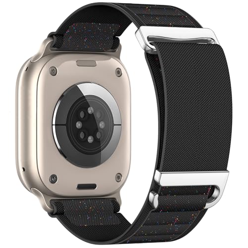 LontL Nylon Loop Kompatibel mit Apple Watch Armband Ultra 2 Ultra 49mm 46mm 45mm 44mm, Nylon Sport Armbänder für iWatch Series 10 9 8 7 6 5 4 3 SE 2 1 Damen Herren LontL Nylon Loop Kompatibel mit Apple Watch Armband Ultra 2 Ultra 49mm 46mm 45mm 44mm, Nylon Sport Armbänder für iWatch Series 10 9 8 7 6 5 4 3 SE 2 1 Damen Herren von LontL