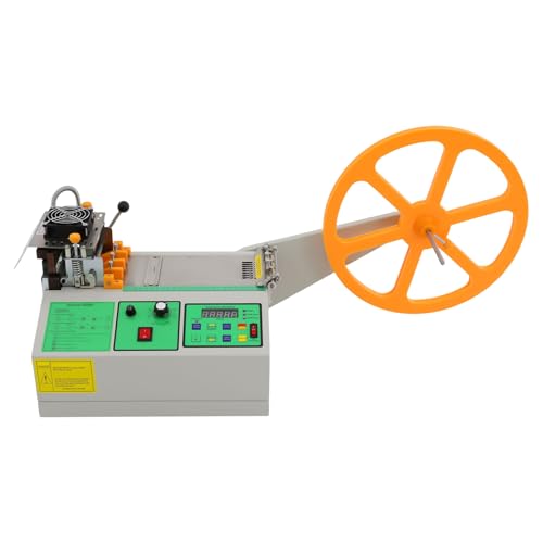 Loobiiny Automatische Gurtschneidemaschine,Einstellbarer Bandschneidemaschine Mit Display FüR Leder Und Klebeband,Breite 110mm Loobiiny Automatische Gurtschneidemaschine,Einstellbarer Bandschneidemaschine Mit Display FüR Leder Und Klebeband,Breite 110mm von Loobiiny